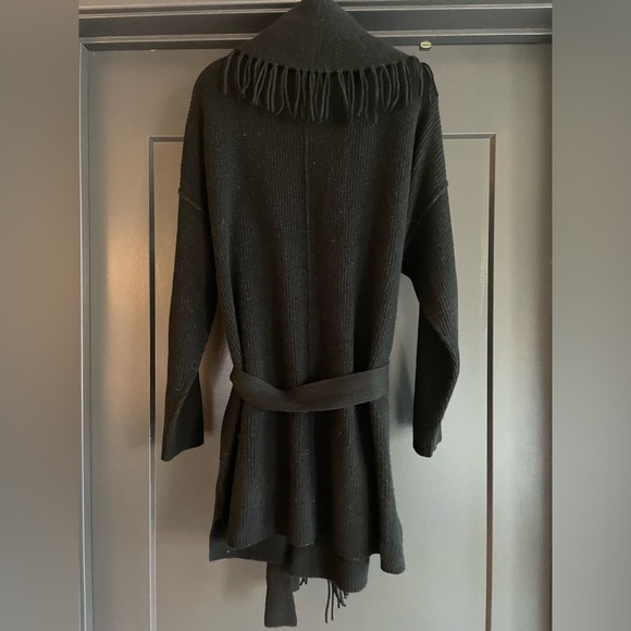 360 Cashmere Alissa Fringed Cardigan, Size Large - Picture 7 of 11